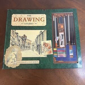 The Drawing Studio Artist Starter Kit with Instructional Book and Media Tools